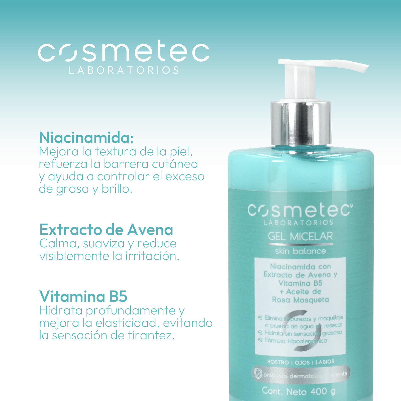Activos funcionales del gel micelar